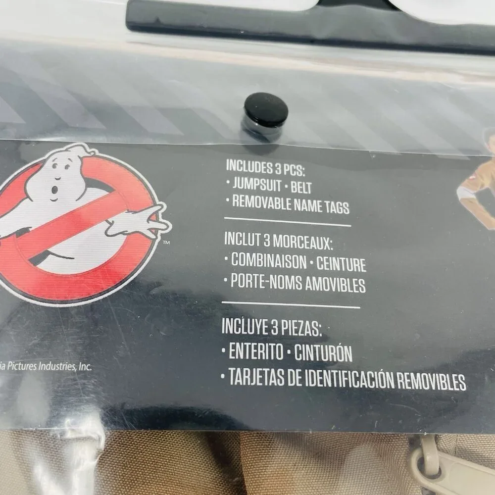 Ghostbusters Youth Child Unisex Medium 8-10 Jumpsuit Halloween Costume in‎ Brown - Picture 7 of 8